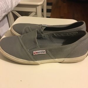 Superga Gray slip-on sneakers